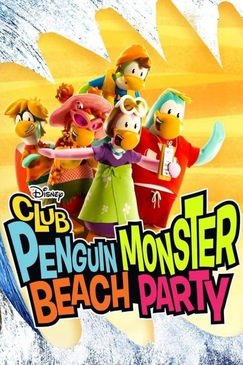Постер Club Penguin Monster Beach Party